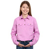 Just Country Girls Kenzie Half Button Long Sleeve Shirt (Lily)