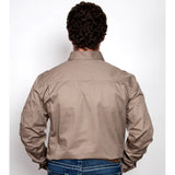 Just Country Men's Cameron Work shirt - Brown