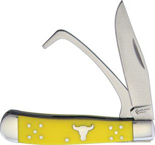 Cattlemans Cutlery Farriers Companion Yellow