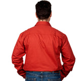 Just Country Men's Cameron Work shirt - Rust