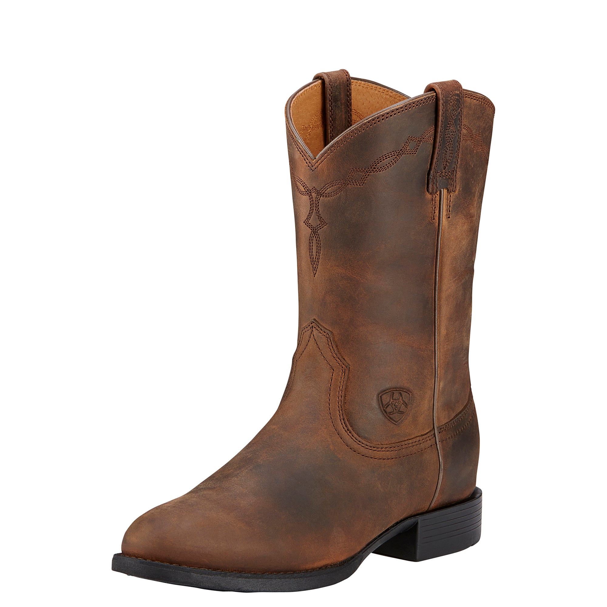 Ariat Womens Heritage Roper Boot Distressed Brown