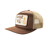 Ariat Oilskin Desert Patch Trucker Cap Brown