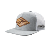 Ariat Diamond Boot Stitch Trucker Cap Grey