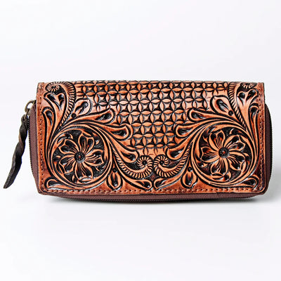 American Darling Hand Tooled Leather Wallet ADBGZ471
