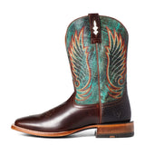 Ariat Mens Cyclone Boot Brown/Turquoise (WI21)