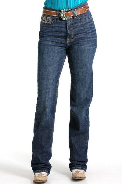 Cinch Womens Skylar Boot Cut Jeans Regular Leg (Indigo)