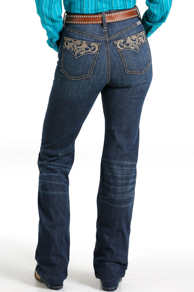 Cinch Womens Skylar Boot Cut Jeans X-Long Leg (Indigo)