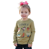 Cruel Girls L/S Cowgirl Traits Graphic Tee CTK8860008