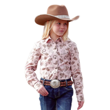 Cruel Girls Snap Front Western Shirt CTW3370031