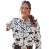 Cruel Womens Classic Fit Snap Front Western Shirt CTW7483003