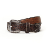 Ariat Mens Two Toned Ostrich Print Belt-A1017202