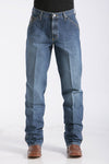 Cinch Mens Blue Label Carpenter Loose Fit Jeans 36 Inch Leg (Medium Stonewash)