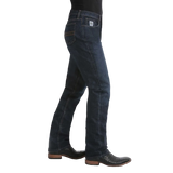 Cinch Mens Silver Label Slim Fit Jeans Dark Stone MB98034002