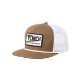 Cinch Mens High Profile Trucker Cap Brown
