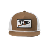 Cinch Mens High Profile Trucker Cap Brown