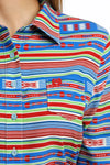 Cinch Womens Arenaflex Button-Down Long Sleeve Western Shirt (Multi)