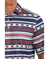 Cinch Mens Arenaflex Polo Short Sleeve Shirt (Multi)