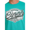 Cinch Mens American Brand Denim Co. Tee Shirt (Turquoise)