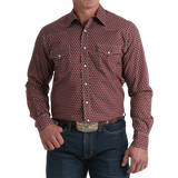 Cinch Mens Modern Fit Snap Front Western Shirt MTW1303099