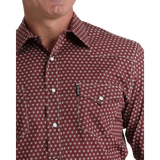 Cinch Mens Modern Fit Snap Front Western Shirt MTW1303099