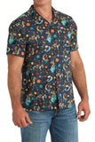 Cinch Mens Space Cowboy Camp Shirt