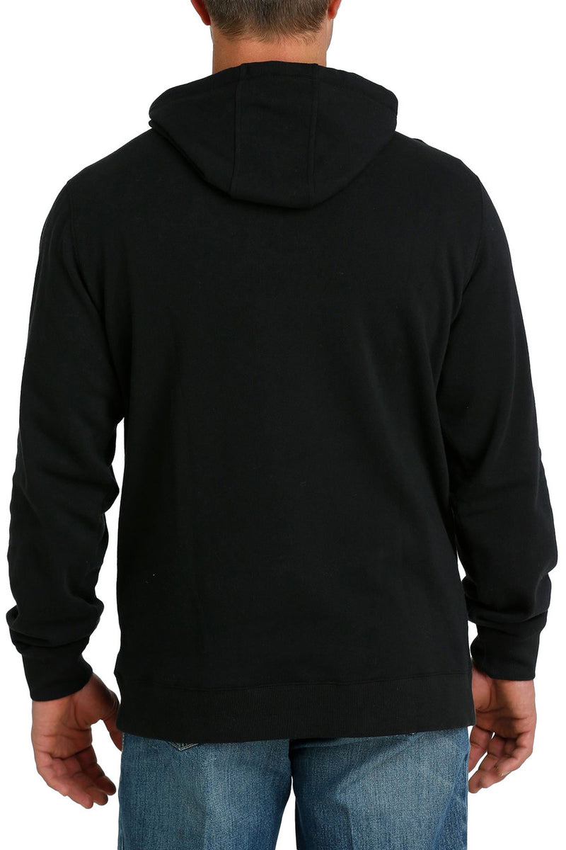 Cinch Mens Fleece Pullover Hoodie (Black)