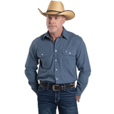 Just Country Mens Austin Full Button Workshirt MWLS2600