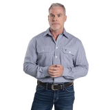 Just Country Mens Austin Full Button Workshirt MWLS2613