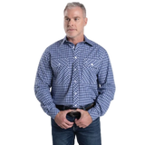 Just Country Mens Austin Full Button Workshirt MWLS2614