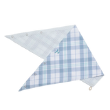 Just Country Womens Carlee Double Sided Scarf Bluebell/Arctic Plaid/Arctic Ice