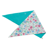 Just Country Womens Carlee Double Sided Scarf Turquoise/White Confetti Floral