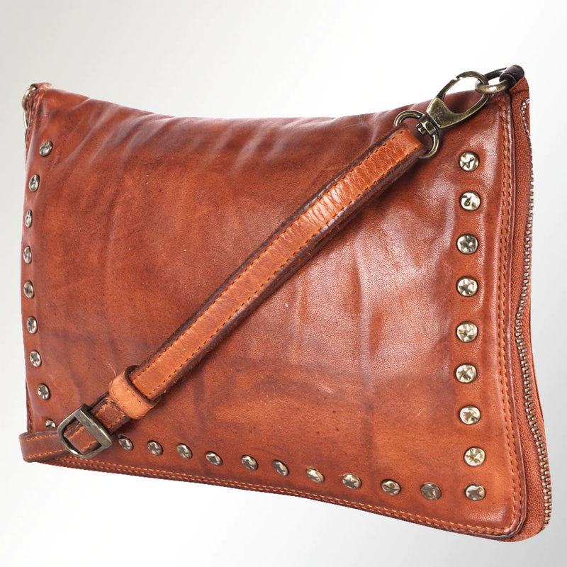 American Darling Spaghetti Western Crossbody Messenger Bag SWC193TAN