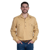 Just Country Men's Cameron Work shirt - Sand