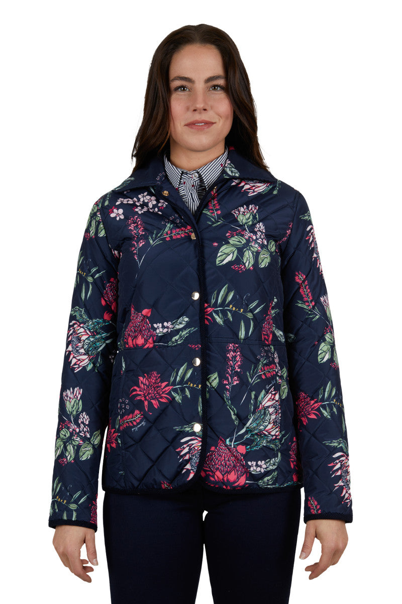 Thomas Cook Womens Flora Reversible Jacket (Navy)