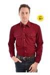 Thomas Cook Light Drill Full Button Work Shirt (Red)