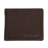 Ariat Bi Fold Wallet Distressed Brown- WLT2105A