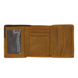 Ariat Tri Fold Wallet Brown WLT3101A