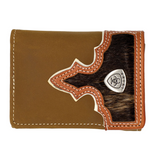 Ariat Tri Fold Wallet Brown WLT3108A