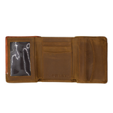Ariat Tri Fold Wallet Brown