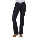 Wrangler Womens Q Baby Ultimate Riding Jeans 36 Inch Leg (Dark Dynasty)