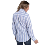 Just Country Womens Abbey Frills Full Button Workshirt WWLS2603