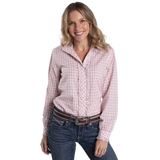 Just Country Womens Abbey Frills Full Button Workshirt WWLS2616
