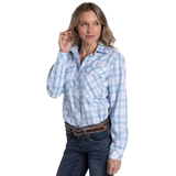 Just Country Womens Abbey Full Button Workshirt WWLS2617