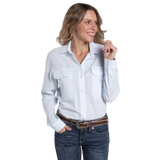 Just Country Womens Abbey Full Button Workshirt WWLS2618