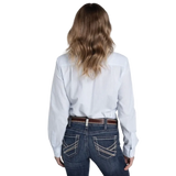 Just Country Womens Abbey Full Button Workshirt WWLS2618