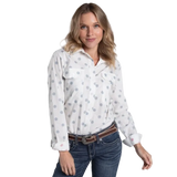 Just Country Womens Abbey Full Button Workshirt WWLS2621