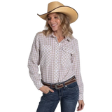Just Country Womens Abbey Full Button Workshirt WWLS2622