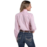 Just Country Womens Abbey Frills Full Button Print Workshirt WWLS2628