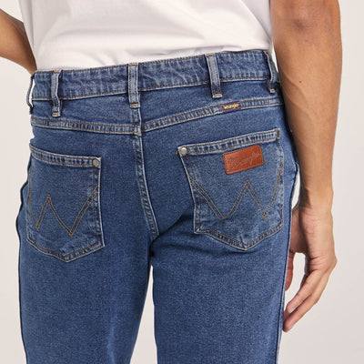 Wrangler Mens Classic Straight Jean (Original Stone Indigo)