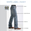 Cinch Mens Relaxed Fit White Label Jeans 34 Inch Leg (Medium Stonewash)